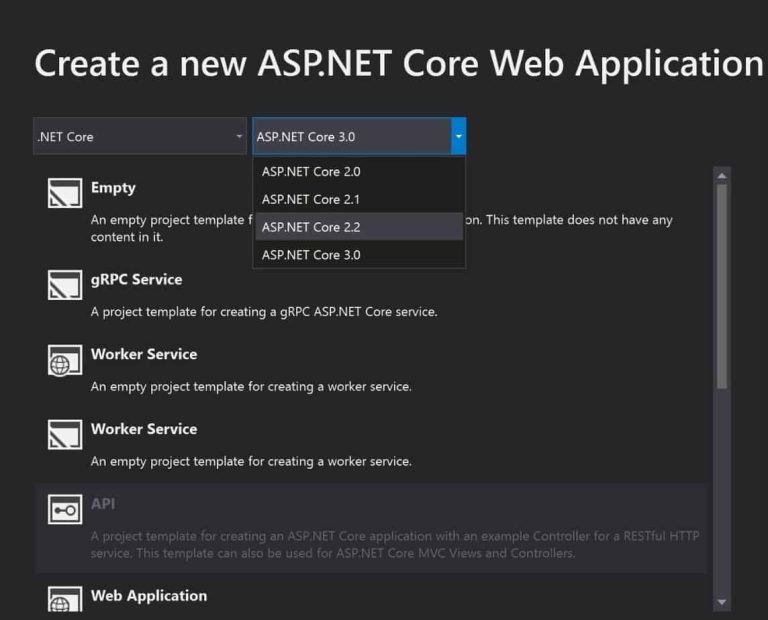 Resolved: .NET Core 3.0 not showing in Visual Studio 2019 | TheCodeBuzz
