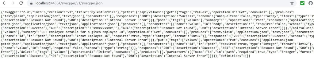 Swagger API documentation in .NET Core 2.2 | TheCodeBuzz