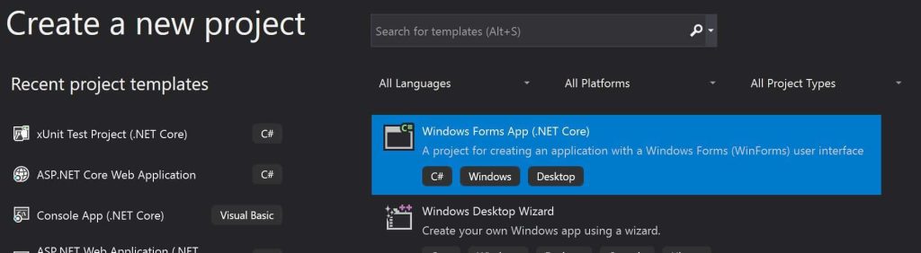Bind Data to Windows Forms DataGridView Control NET Core