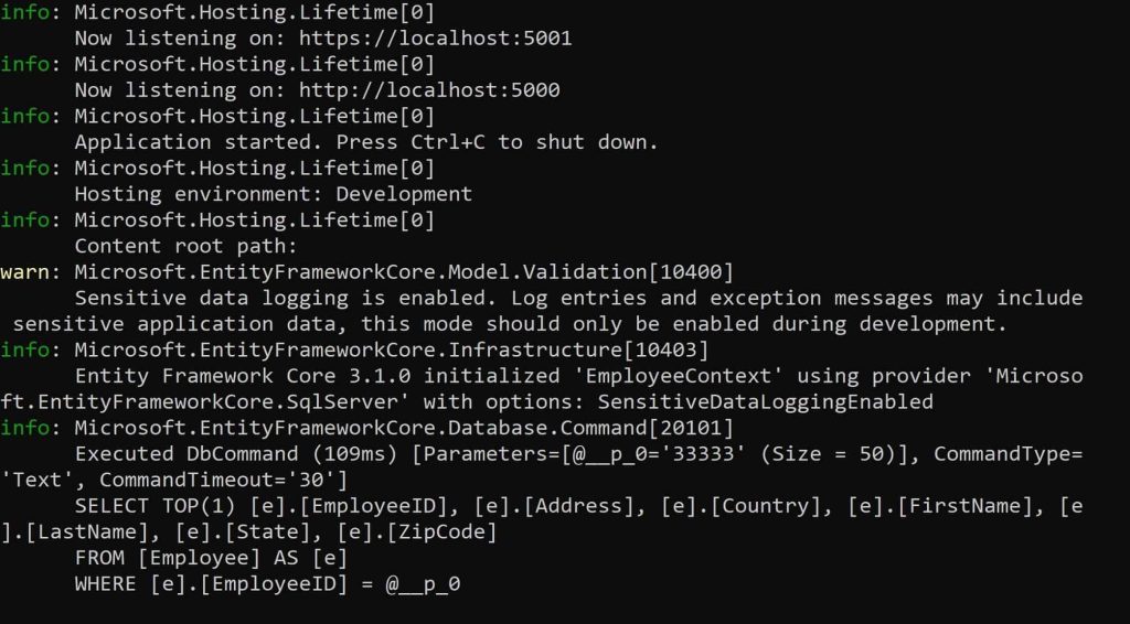 logging Entity framework aspnet core 1 Adding Logging in Entity Framework Core | TheCodeBuzz