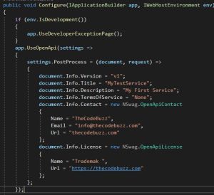 NSwag Swagger API documentation in ASP.NET Core | TheCodeBuzz