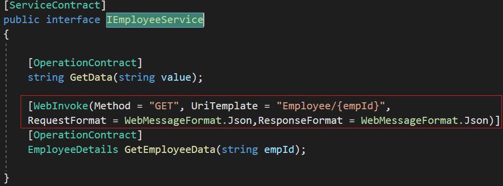 Enable existing WCF services as REST API