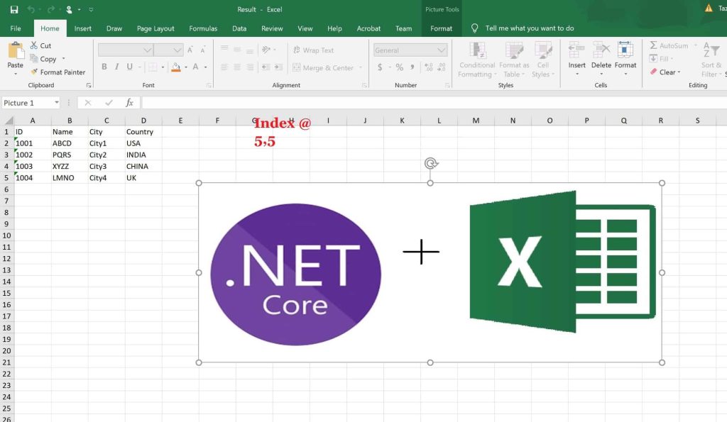 how to add images to excel