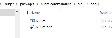 nuget.exe not found