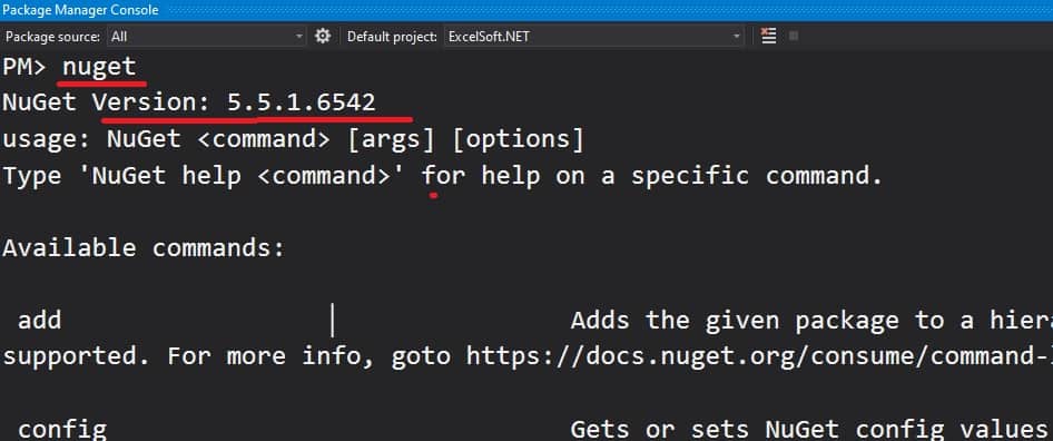 'nuget' is not recognized as an internal or external command
