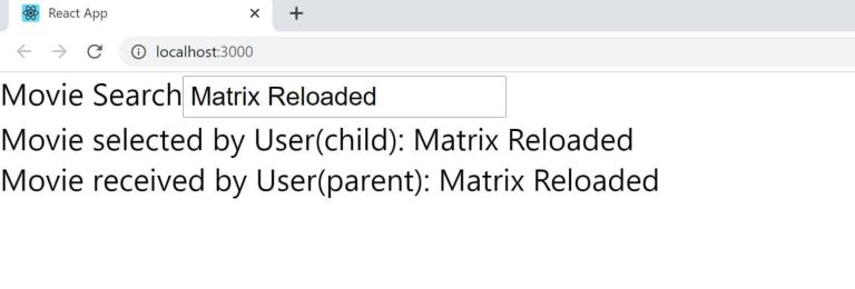 React – Child To Parent Component Communication | TheCodeBuzz