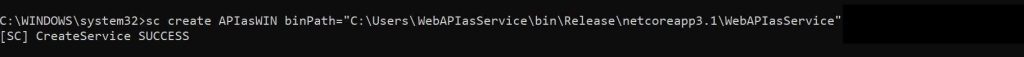 Hosting ASP.NET Core API as Windows Service | TheCodeBuzz