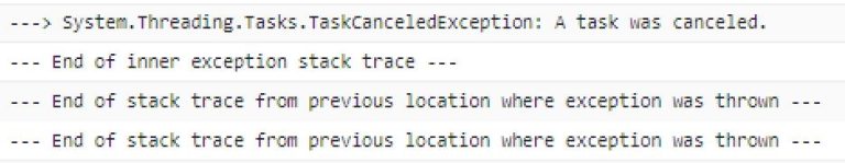 Resolving HttpClient – A task was canceled - TheCodeBuzz