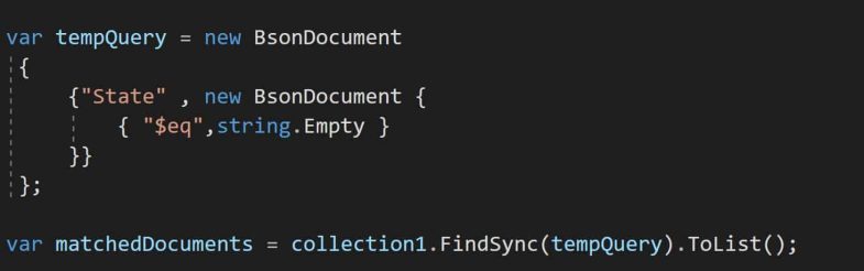 C#.NET – MongoDB Find Empty Field In The Document - TheCodeBuzz
