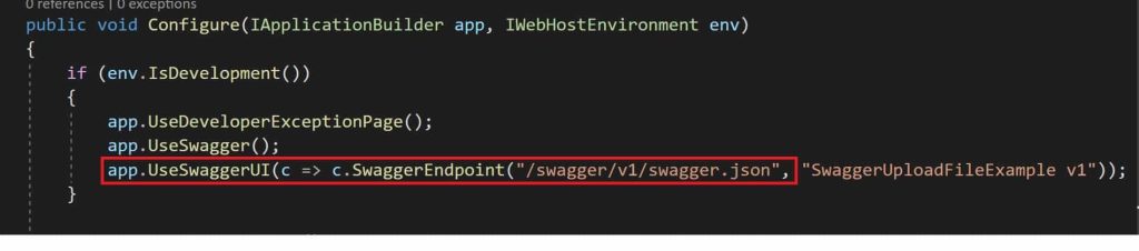 How to Export SwaggerJson