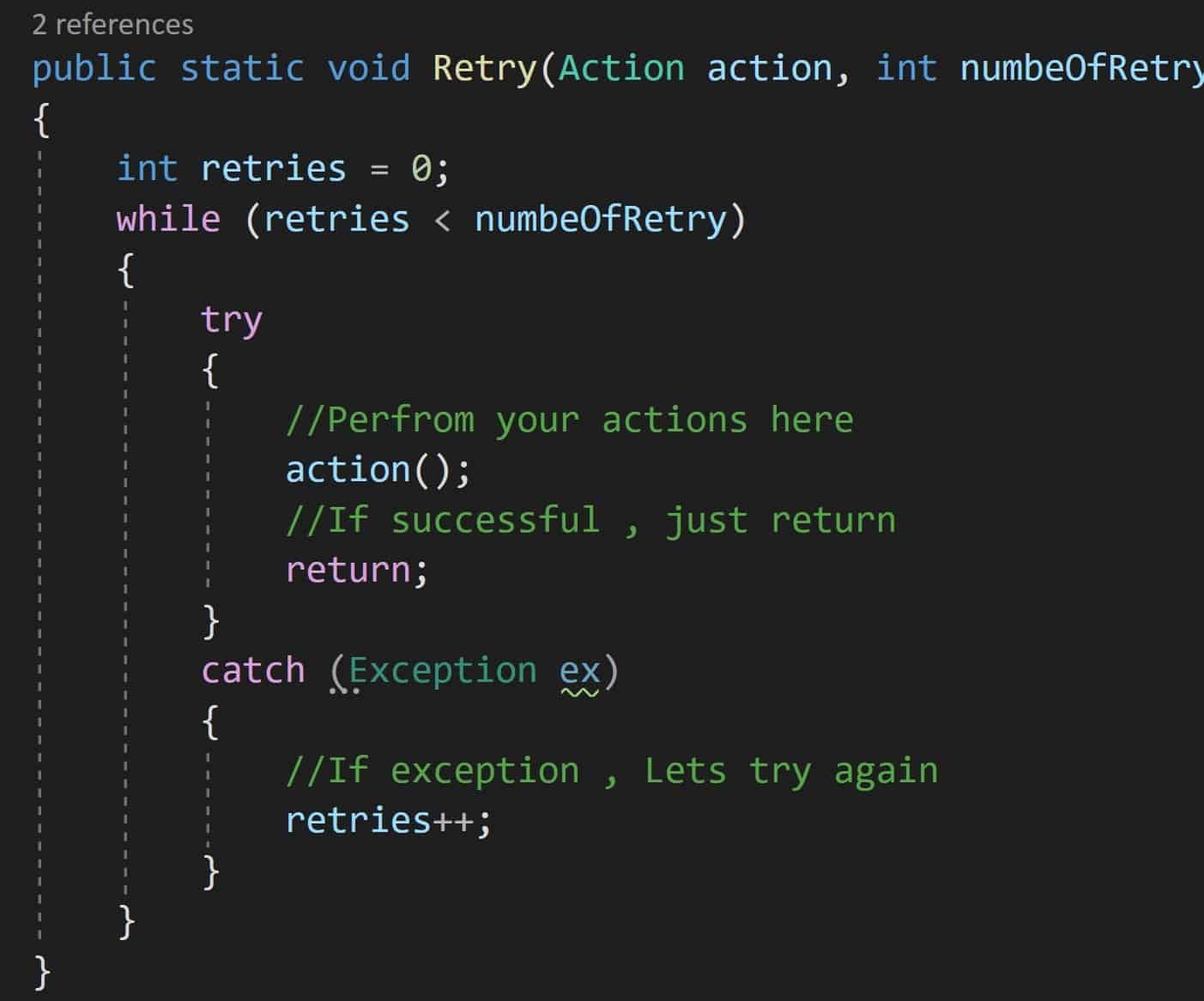 Implement Simple Retry pattern in C# .NET- Resiliency - TheCodeBuzz