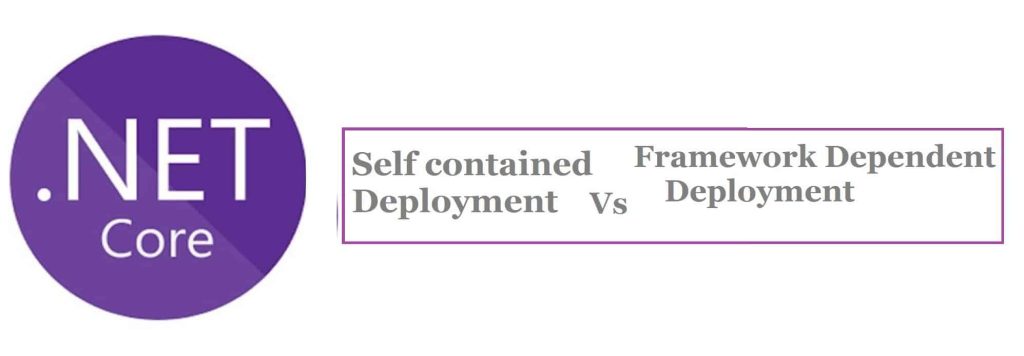 Self Contained Vs Framework Dependent Deployment -Guidelines