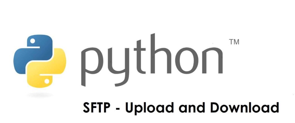 paramiko Python Download Upload files from a server via SFTP