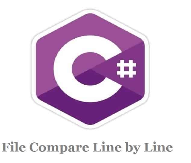 C NET Compare Two Different Files line by line