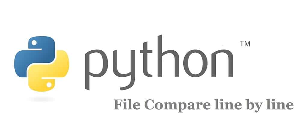 Python Compare Two Different files line by line